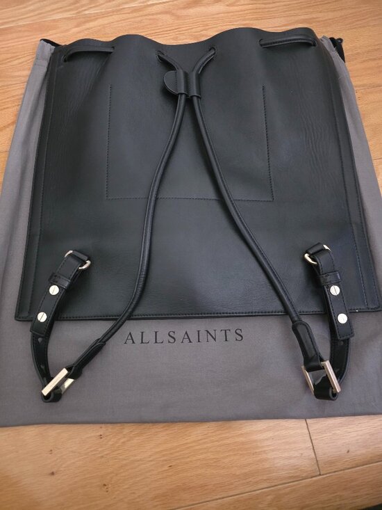AllSaints Alpha Convertible Leather Backpack